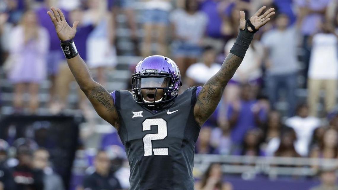 
TCU returns 10 starters on offense, including quarterback Trevone Boykin.
