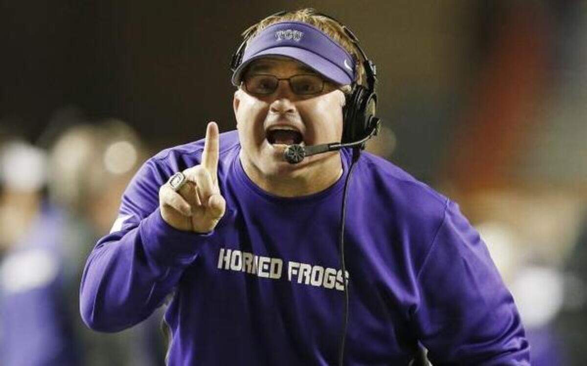 
TCU coach Gary Patterson has been given a contract extension that takes him to the “end of the decade.” (Star-Telegram/Ron T. Ennis)
