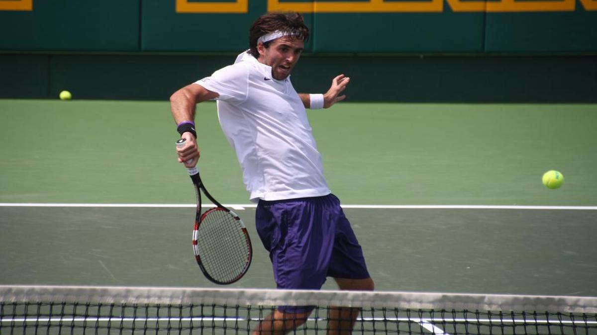 
TCU’s Facundo Lugones will pair with Nick Chappell in a doubles match against North Carolina.

