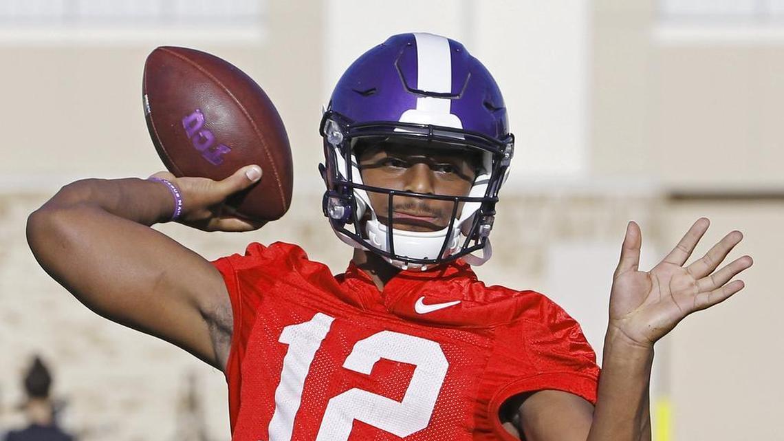 TCU Horned Frogs true freshman quarterback Shawn Robinson made his first start Saturday against Texas Tech. Robinson rushed for 68 yards on four carries on the Horned Frogs’ first drive, which ended with a two-yard scoring run by KaVontae Turpin.