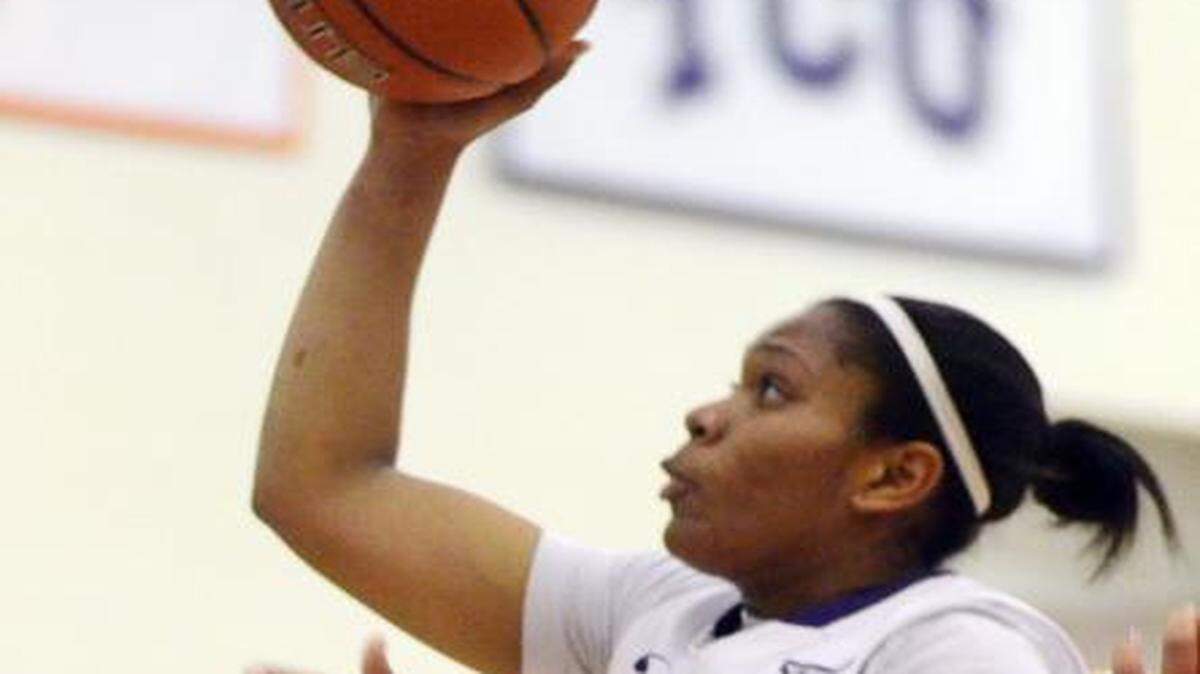 
TCU’s Veja Hamilton has scored in double figures in six of her past seven games. 
