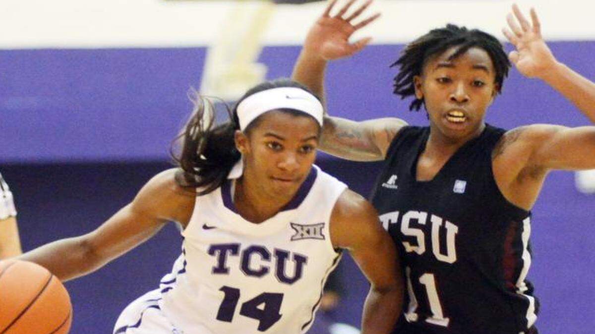 
Junior guard Zahna Medley leads TCU in scoring at 16.7 points per game. 


