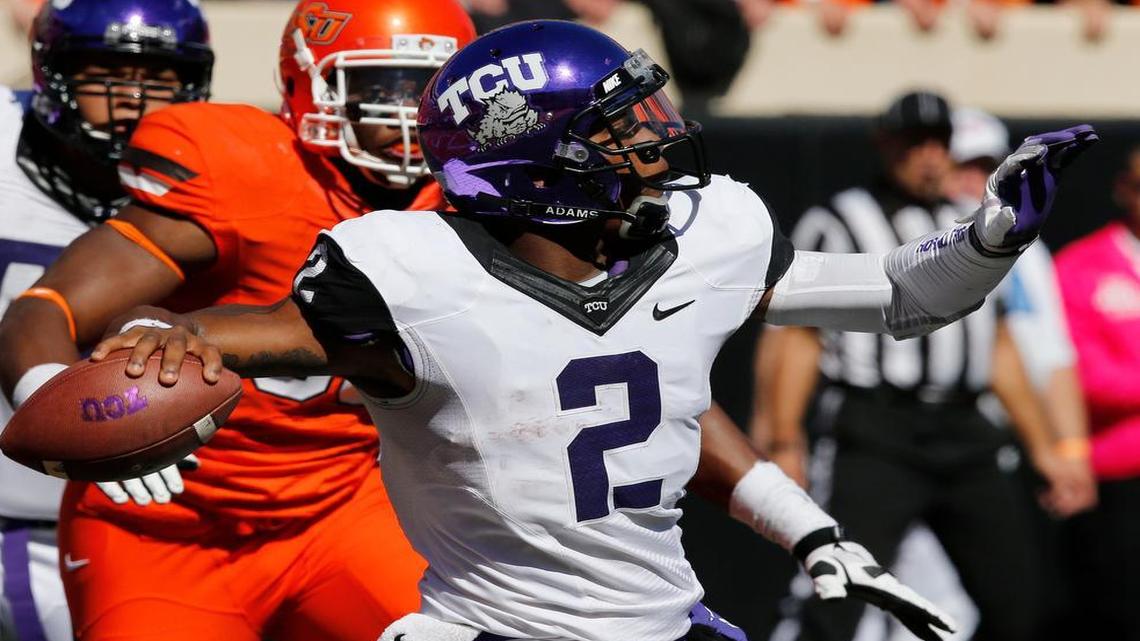 Quarterback Trevone Boykin will try to lead the No. 8 TCU to its first victory at Oklahoma State since the Horned Frogs joined the Big 12.