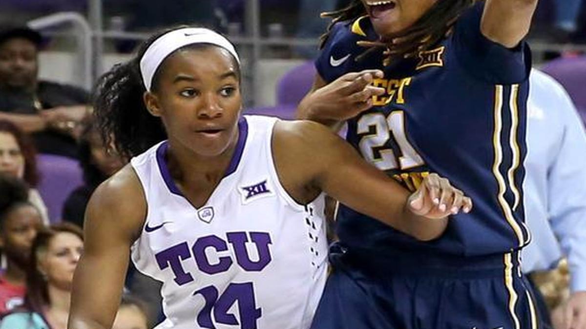 TCU and guard Zahna Medley, left, will try to make up ground in the final month of the regular season, starting Wednesday against Iowa State.