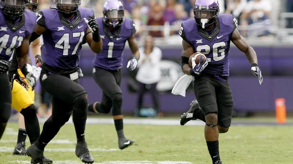 TCU safety Derrick Kindred had eight career interceptions. He has been invited to the NFL Scouting Combine in Indianapolis.
