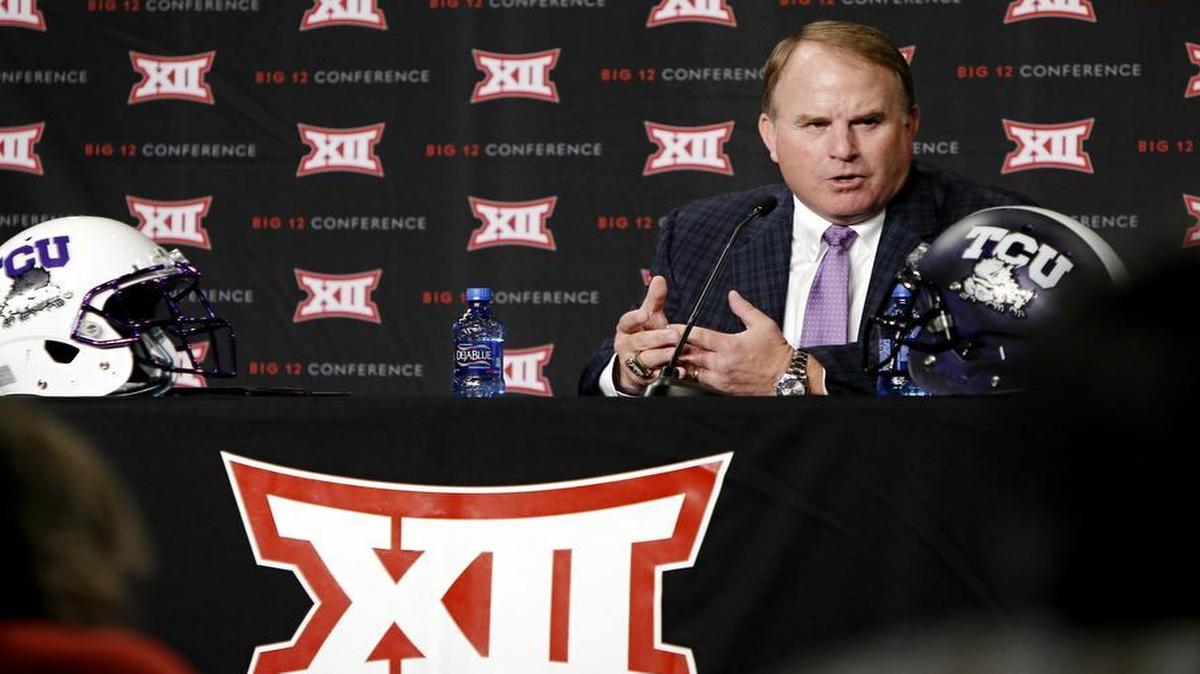 
Coach Gary Patterson on TCU being the preseason favorite: “I’ve been in this business too long to get caught up in it.”

