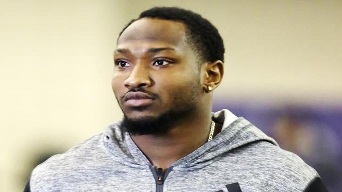 
TCU linebacker Paul Dawson warms up at Pro Day on campus in March. The Horned Frogs’ leading tackler from a year ago became a third-round pick of the Cincinnati Bengals on Friday.
