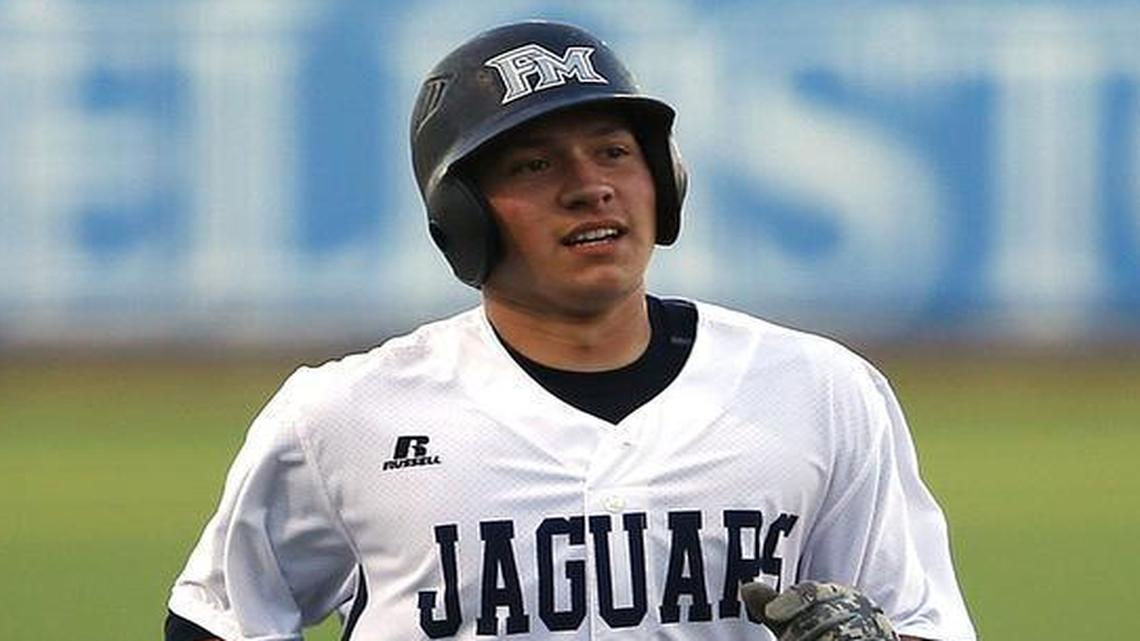 Sean Wymer runs the bases after hitting a home run as a junior at Flower Mound a high school playoff game against Mansfield on May 15, 2014, at QuikTrip Park in Grand Prairie. Now at TCU, he will start on the mound for the Horned Frogs on Wednesday against UT Arlington.