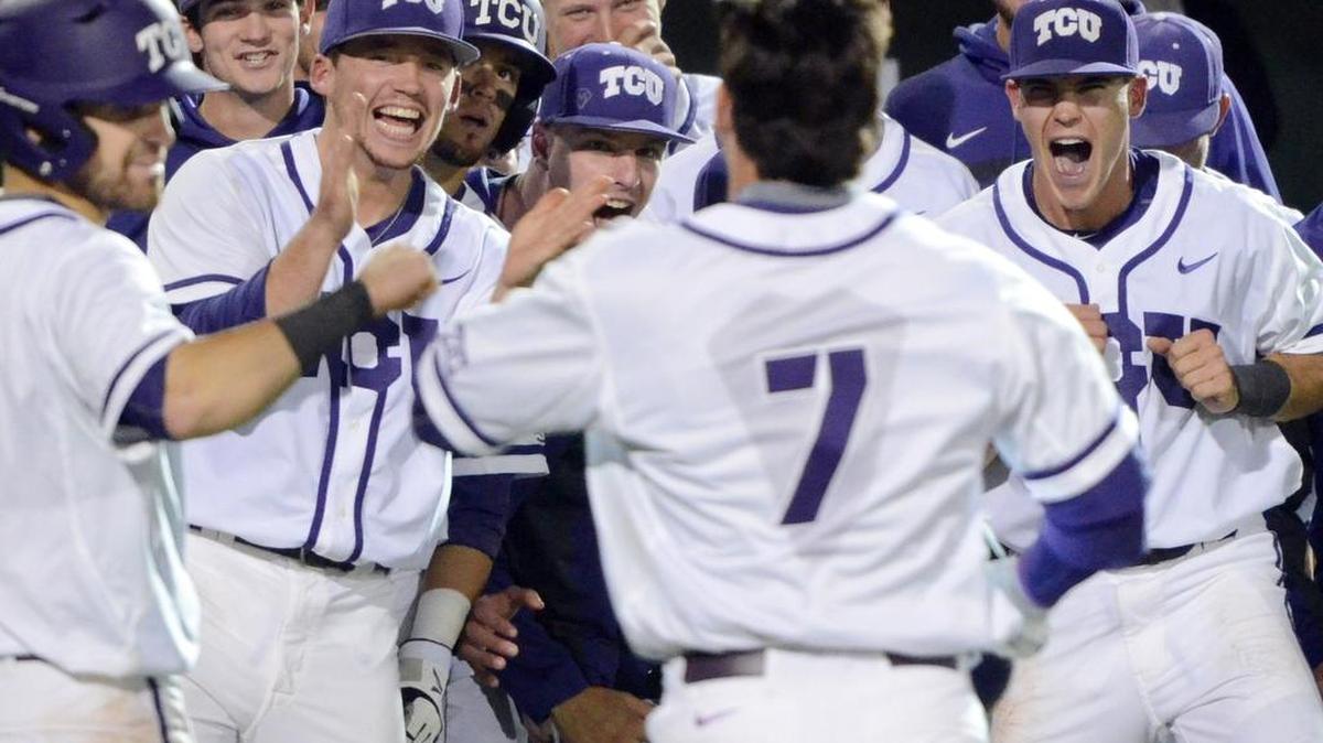TCU and Josh Watson (7) have had their ups and downs, and hope to celebrate a home regional with a strong showing at the Big 12 tournament.