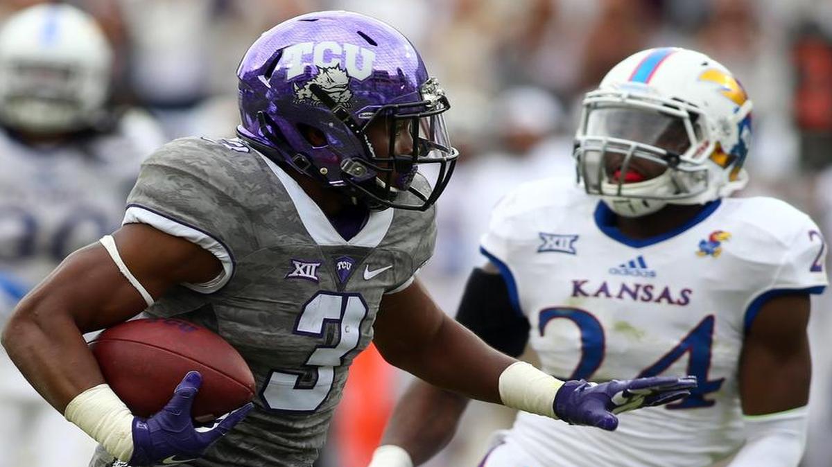 Running back Shaun Nixon led TCU in receiving for the second consecutive week and scored on a 42-yard pass play.