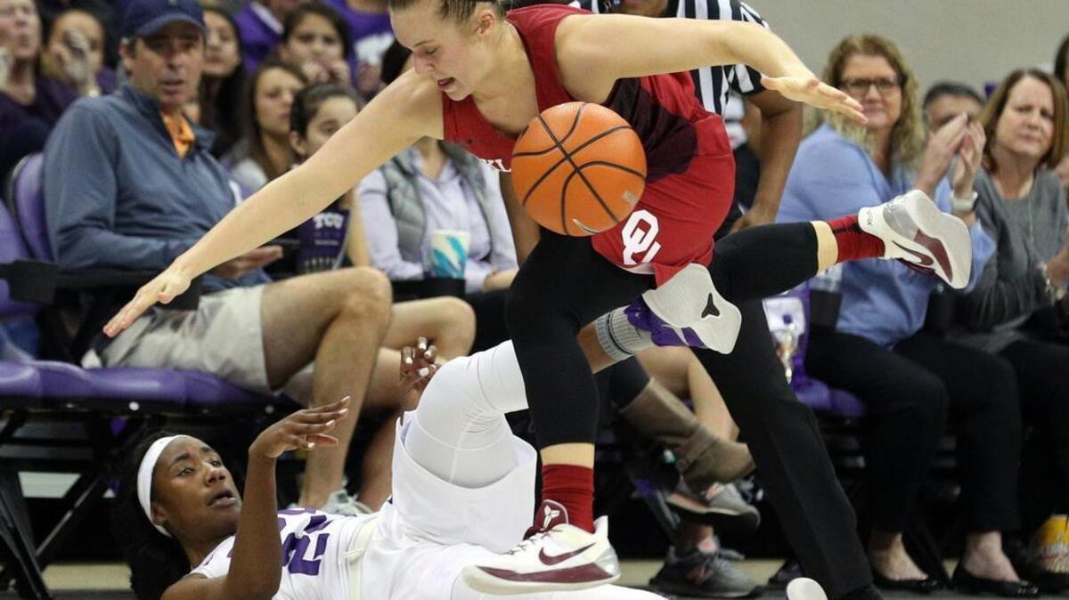 TCU Horned Frogs forward Dakota Vann (24), in action Jan. 27 against Oklahoma, scored a career-high 16 points Wednesday against Iowa State.