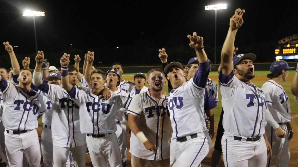 
The Horned Frogs advanced to their third College World Series appearance in the past six seasons after defeating Texas A&M in the Super Regional final on June 8.
