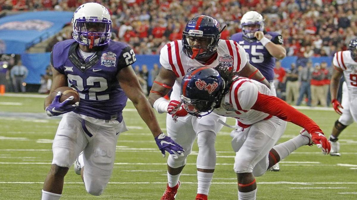
Running back Aaron Green and the TCU Horned Frogs will open the season as the No. 2 team in the nation according to the Amway Coaches Poll. 
