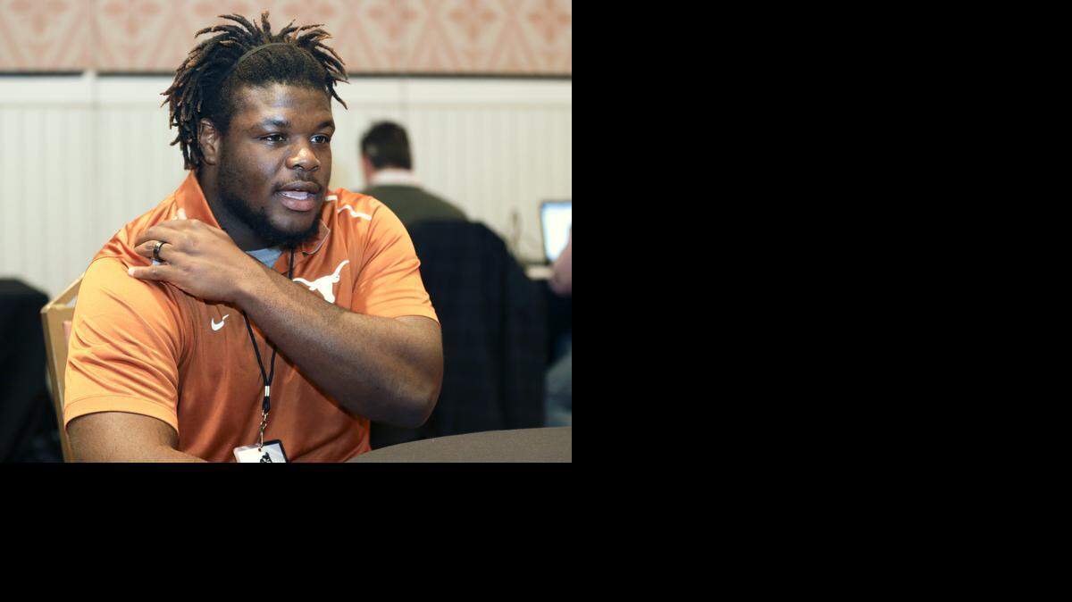 
Texas junior Malcom Brown has recorded 14 tackles for loss and 6.5 sacks this season. 


