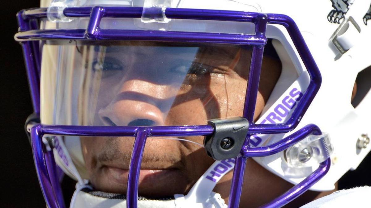 TCU Horned Frogs quarterback Trevone Boykin warms up before the game.