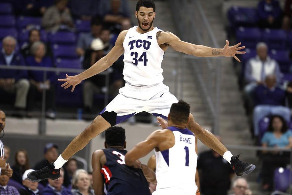 TCU guard Kenrich Williams (34) has been a double-double machine this season. (AP Photo/Ron Jenkins)