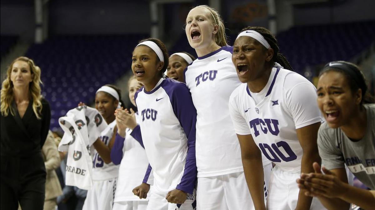 TCU's women, shown earlier this season, improved to 9-7 in the Big 12 with Wednesday's 72-60 win in Lubbock over Texas Tech.