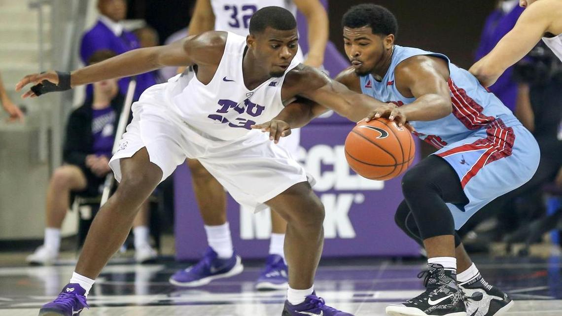 TCU forward Chris Washburn provided a defensive spark in his first action Monday against Delaware State.