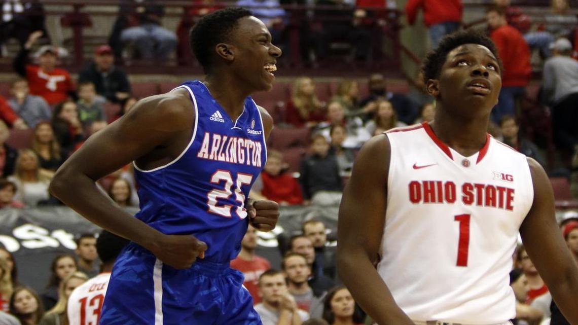 UT Arlington’s Kevin Hervey, left, has brought a lot of energy to the upstart Mavericks.