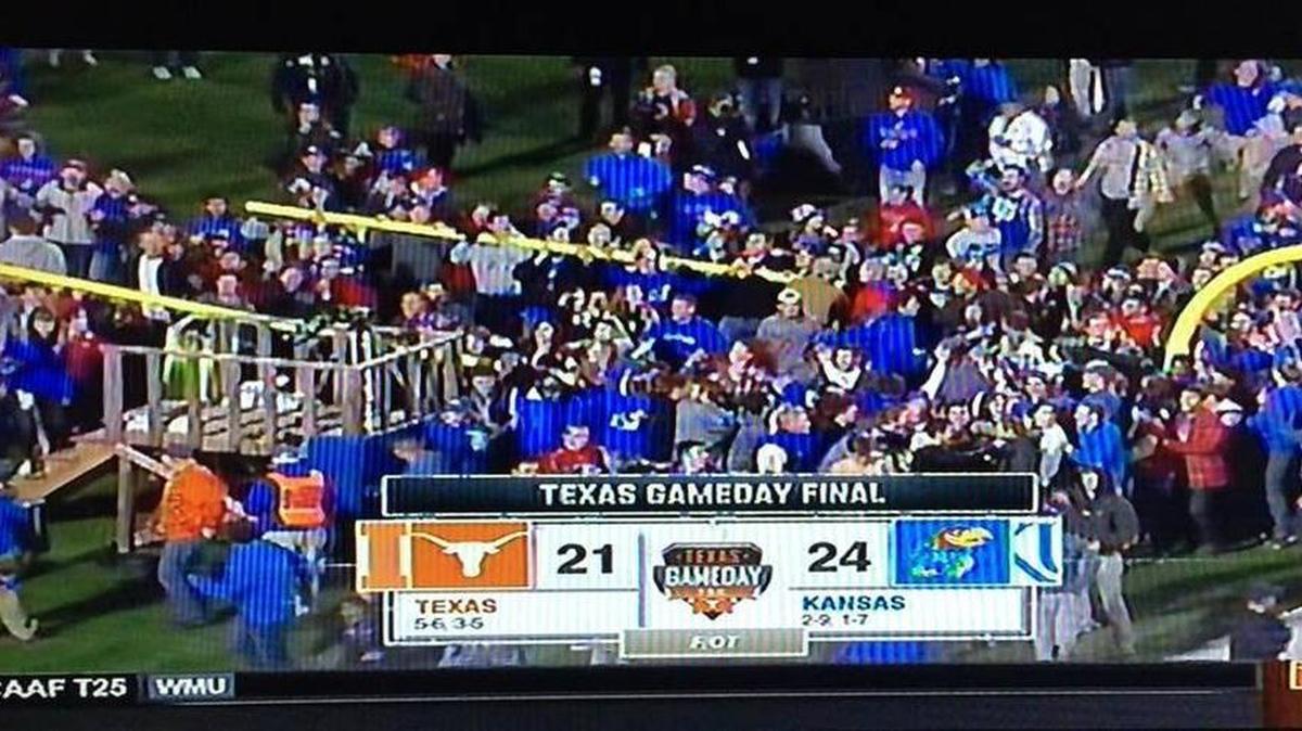 The most disgusting picture in the history of Texas football on one of the darkest days for the sport throughout the state.