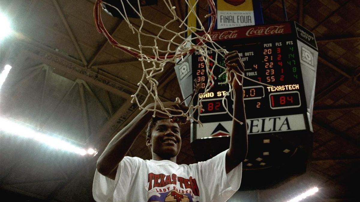 Sheryl Swoopes led Texas Tech to the 1993 national title before helping the United States capture gold at the 1996 Olympics.