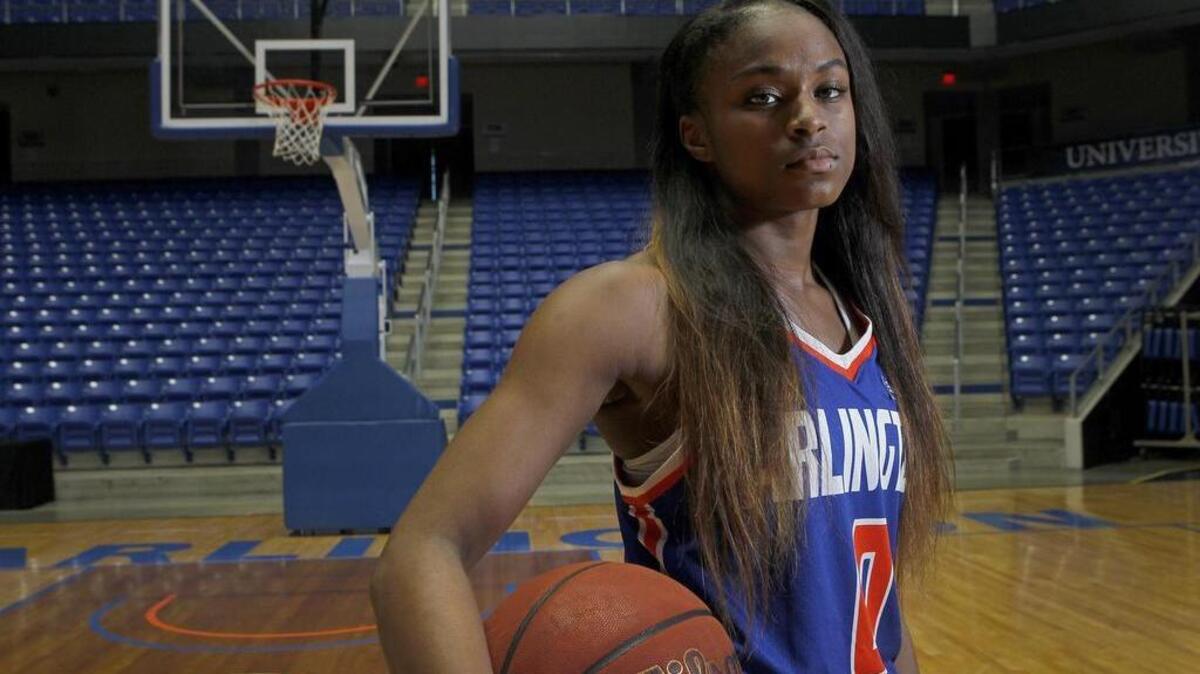 Hurst L.D. Bell graduate Cierra Johnson is the Sun Belt Conference’s defensive player of the year.