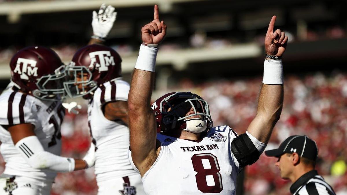 Texas A&M quarterback Trevor Knight and the Aggies try to rebound from their first loss of the season with a non-conference matchup in College Station against New Mexico State at 6:30 p.m. on ESPNU.