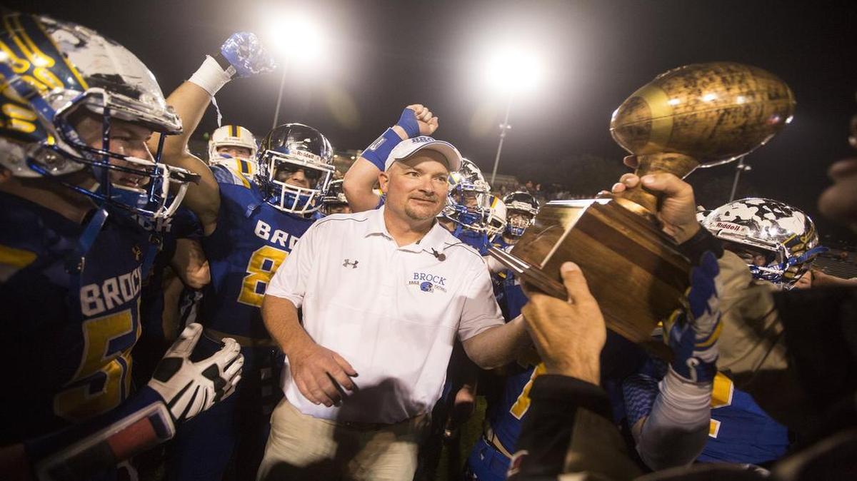 Brock coach Chad Worrell has his team in the state championship in its second varsity season.
