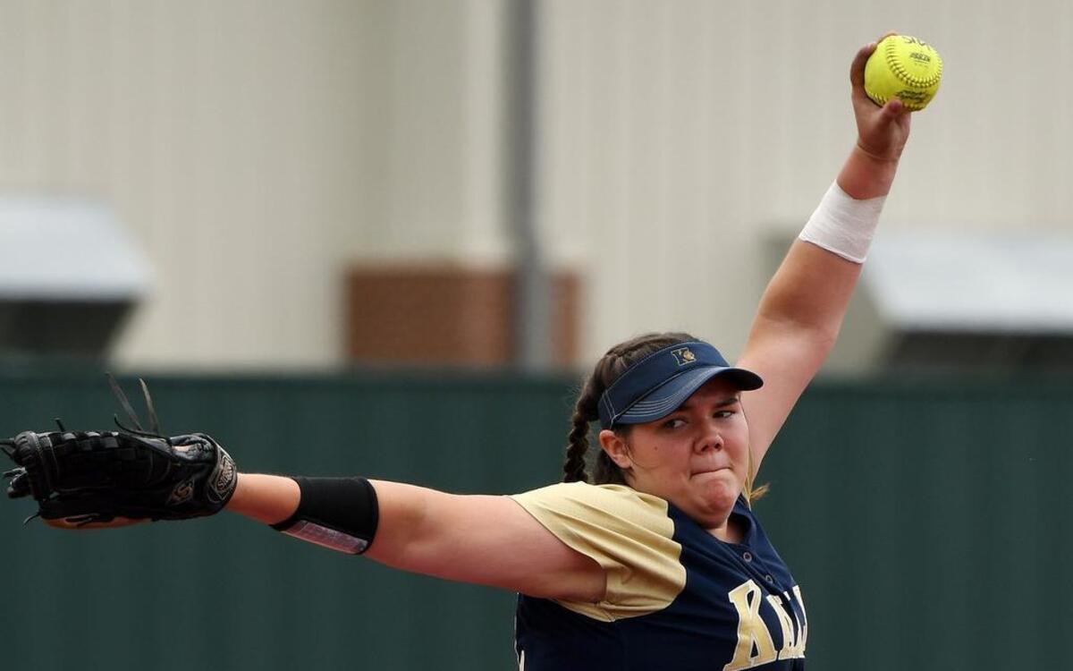 Keller pitcher Dylann Kaderka is our softball pitcher of the year after leading the Lady Indians to a state championship as a sophomore.