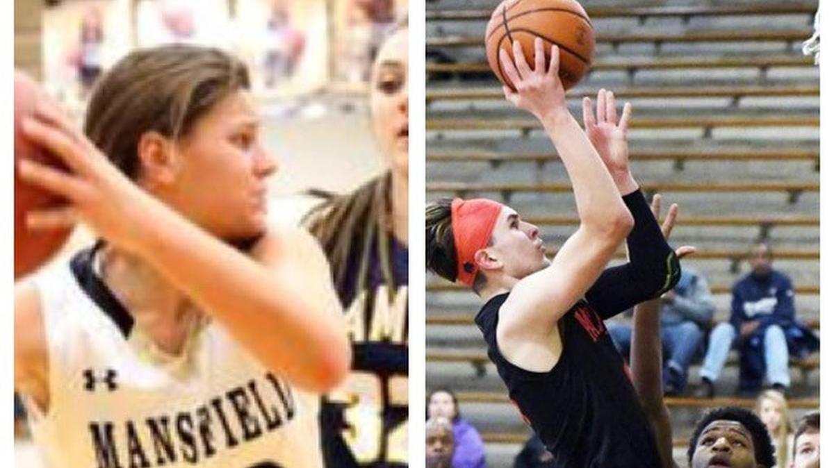 Mansfield’s Bailey Downing (left) and Colleyville Heritage’s Niko Bossinakis (right) are players of the week.