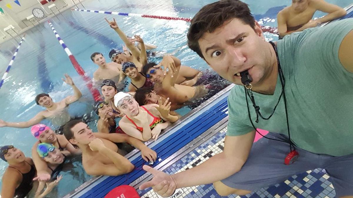 Trinity swim coach Richard Campanaro added 14 athletes to his program at a recent tryout and clinic event.