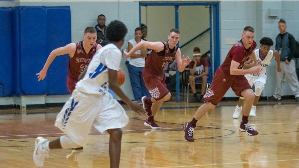 From left, Braylen, Bryant and Bryce Young (in burgundy) of Keller Central.