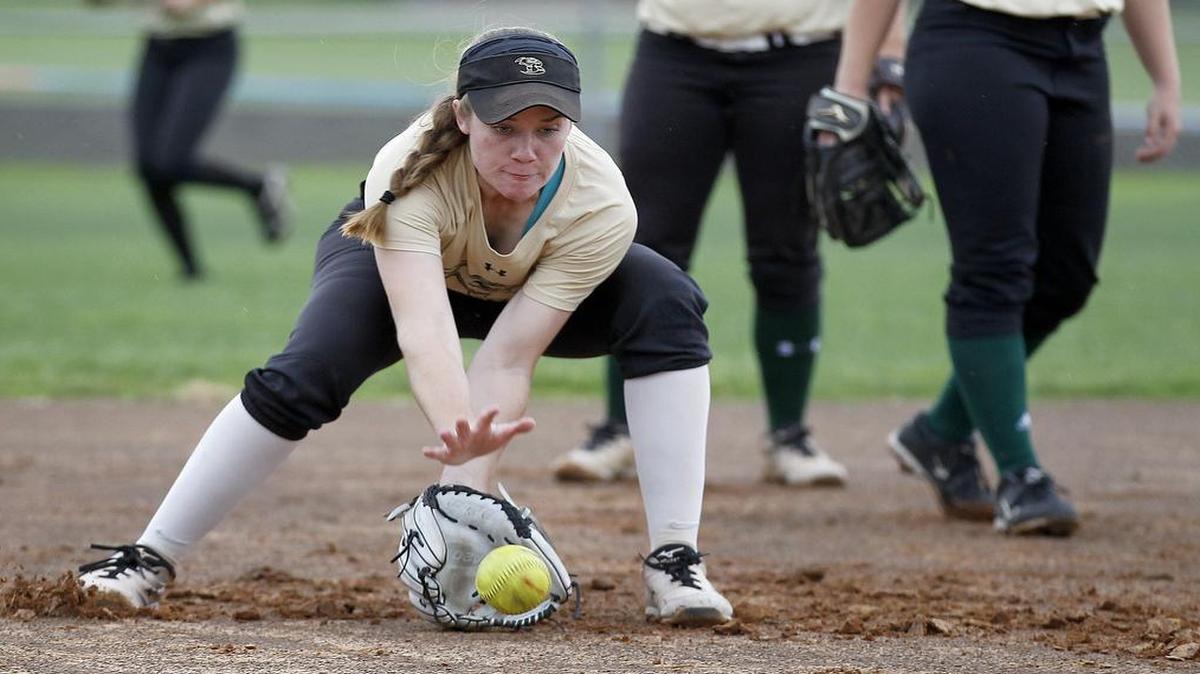 Birdville senior Caitlin Young, practicing Tuesday, hit a walk-off RBI single in the 12th inning in Game 2 of the Region I final against Canyon to help send the Hawks to state.