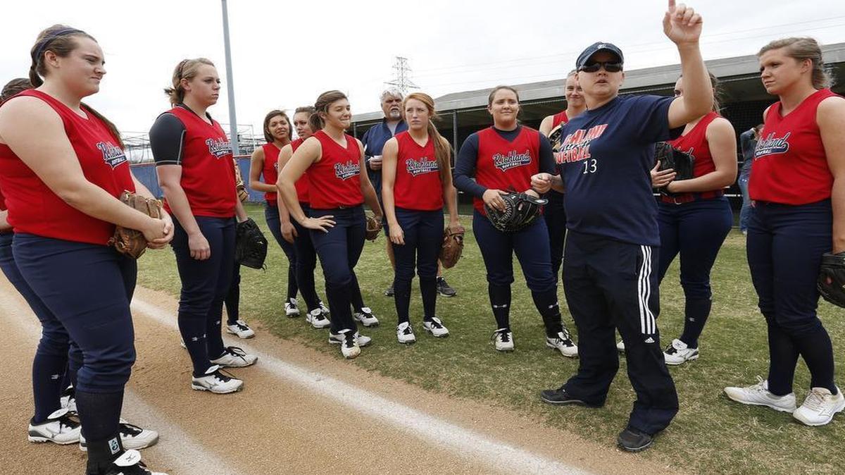
Richland softball coach Brenda Jacobson was reprimanded in April by Richland principal Carla Rix for “inappropriate communication” after some players complained about racially insensitive remarks.
