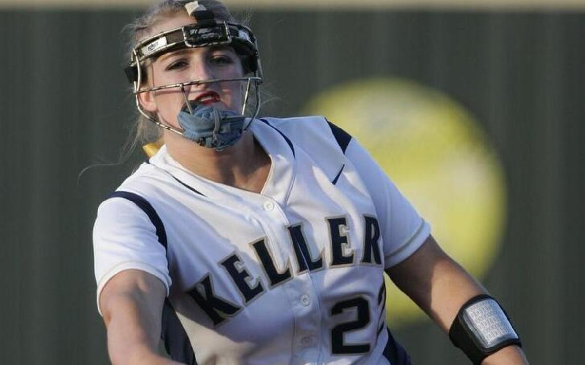 Keller pitcher Kaylee Rogers, shown last week in the playoffs, threw a three-hitter in a 10-0, Game 1 win over Lubbock Coronado in the Class 6A regional semifinal series.