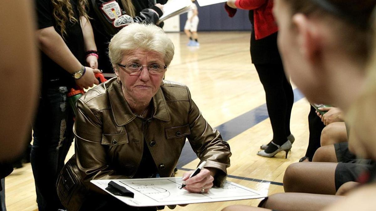 Sue Cannon Sue Cannon coached for 46 years and won 1,117 games.