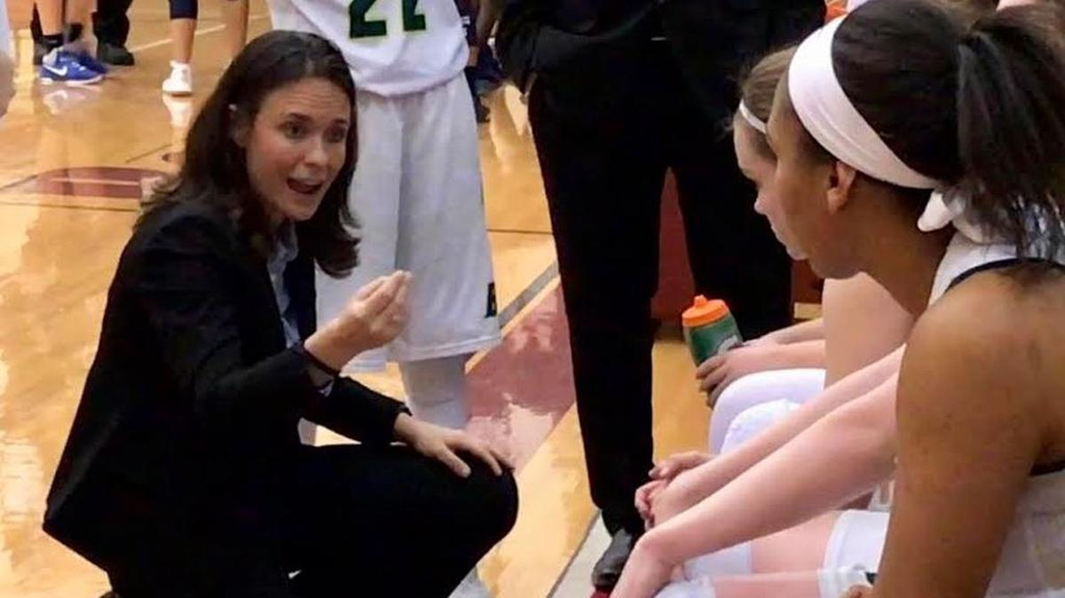 Birdville head coach Amy Ingram