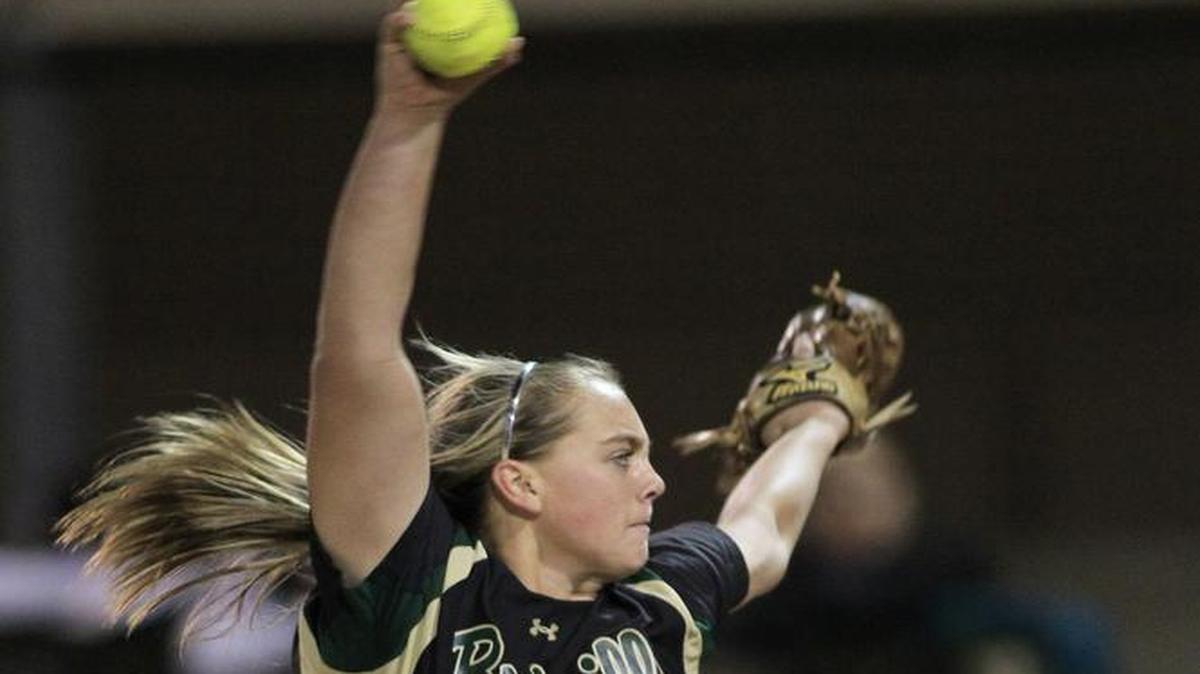 Birdville junior Calie Burris can dominate on the mound and at the plate.