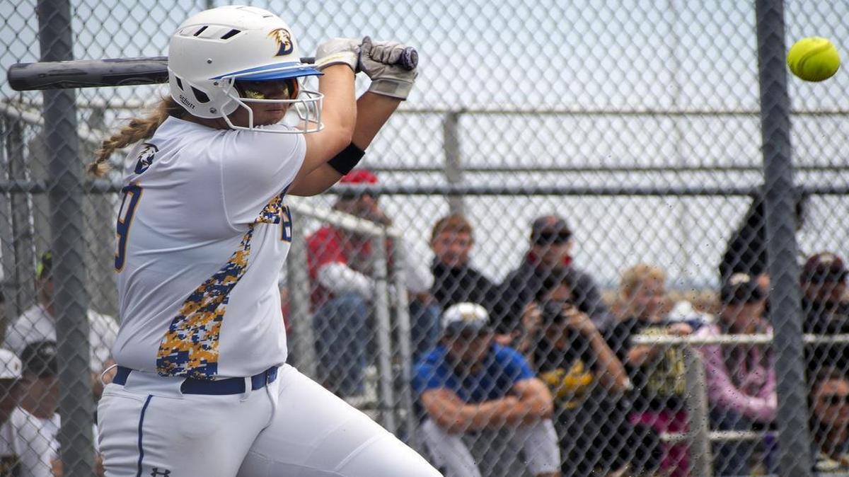 Brock senior outfielder Blakney Campbell bats Saturday against Palmer.