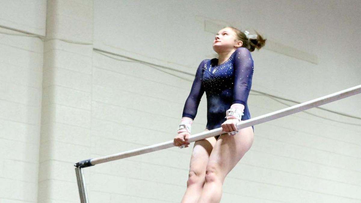 Alexis Martin is one of just two graduating seniors for the L.D. Bell gymnastics team.