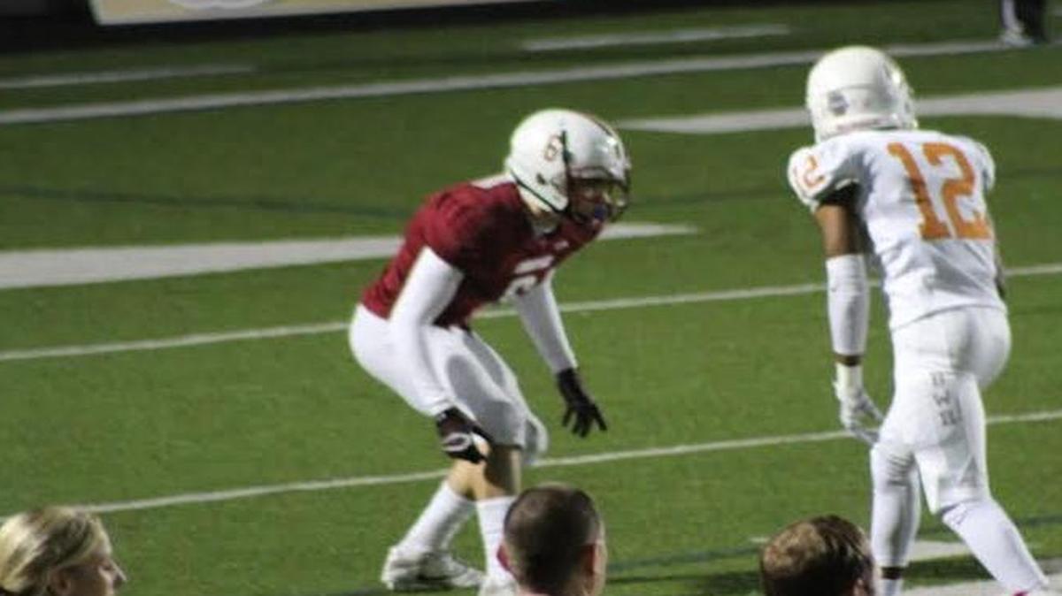 Noah Moreno (left) goes up against Arlington Bowie’s Kobe Daniels (12) last season.