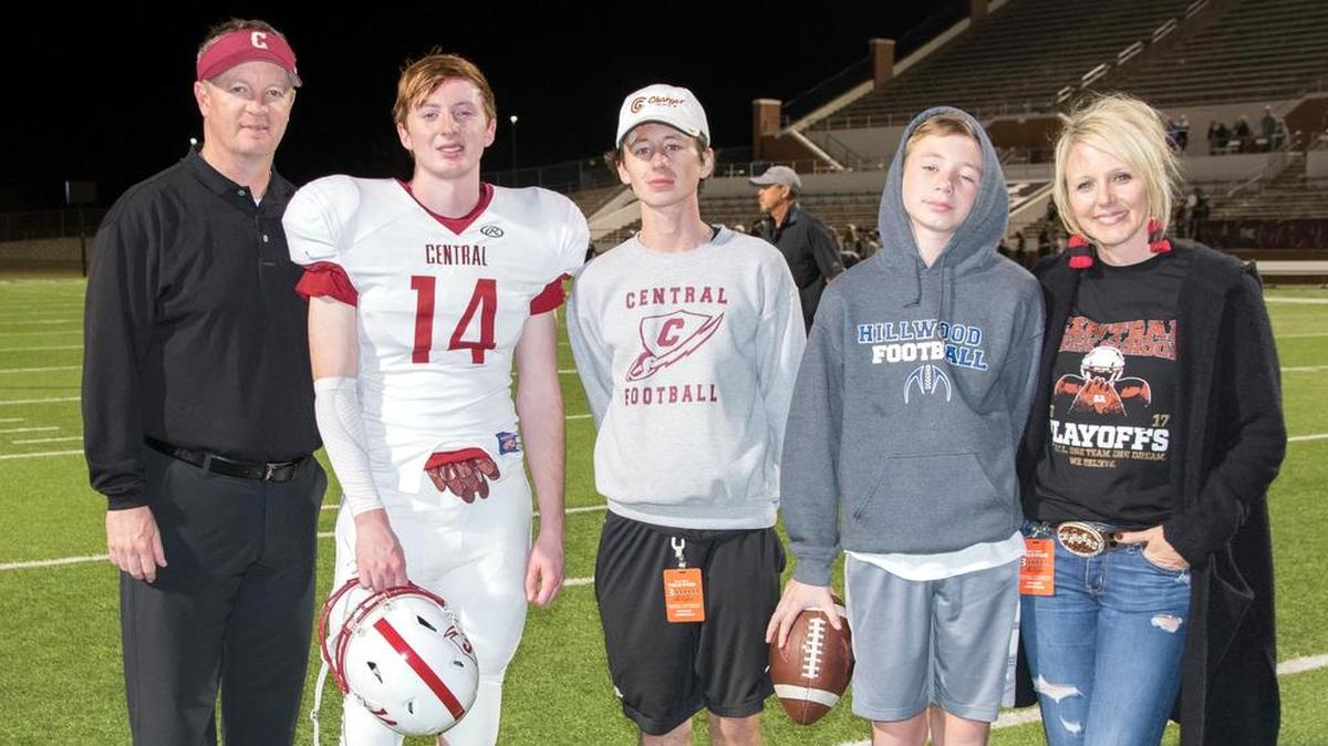 From left, Bart, Spencer, Sam, Jack and Jennifer Helsley.