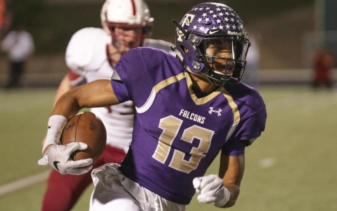 Timber Creek's Erik Ezukanma (13) returns a kick off against Keller Central during the 2016 season.