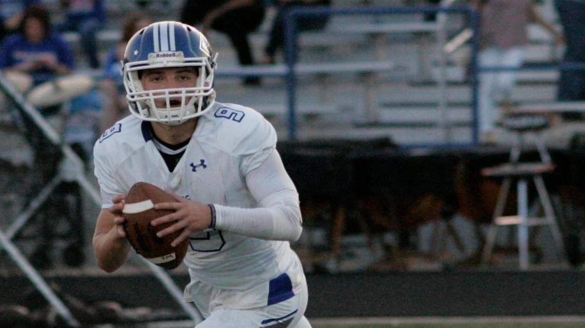 Weatherford quarterback Corban Campbell looks for a receiver against White Settlement Brewer.