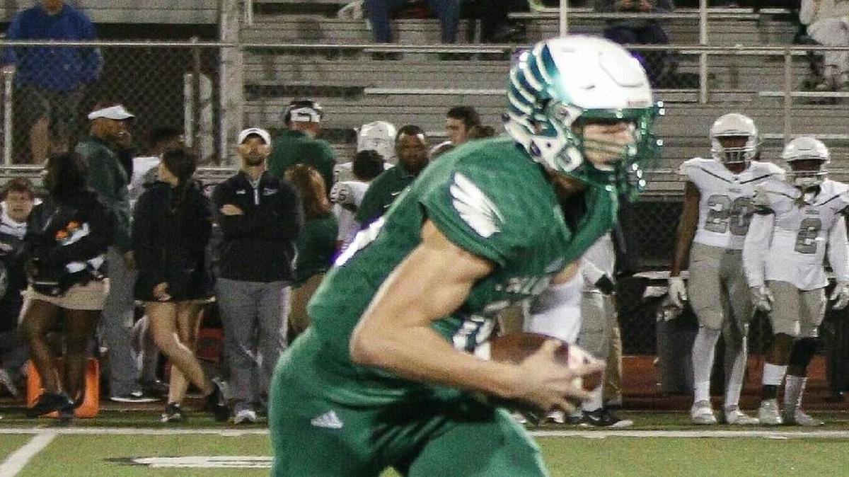 Drew Sanders, now at Colleyville Heritage, could be the headline transfer football player of 2017.