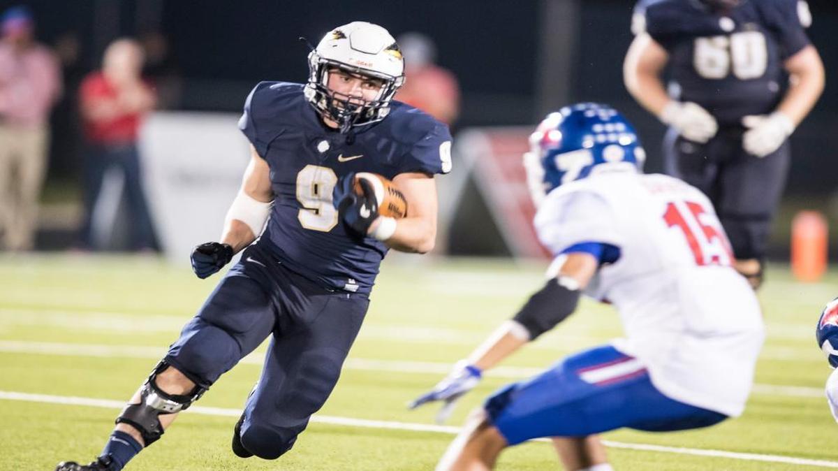Keller running back Liam Ardigo shows off what his mended right knee can do in recent action.