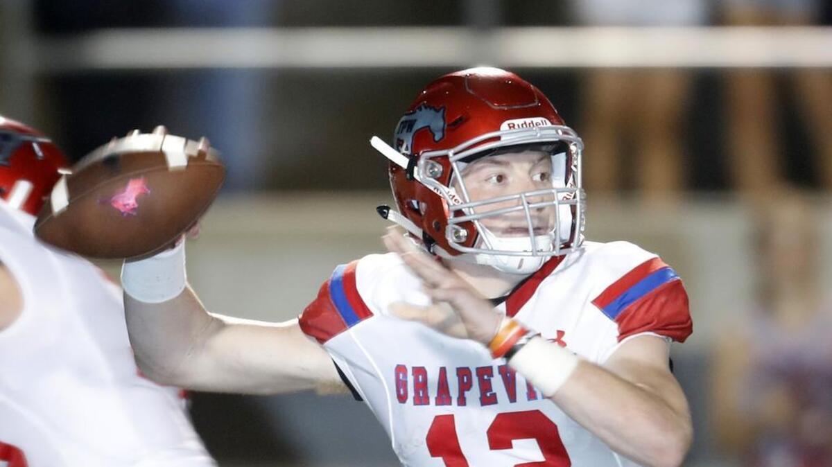 Grapevine quarterback Alan Bowman faces Richland tonight in a game that will change the complexion of the district title race.