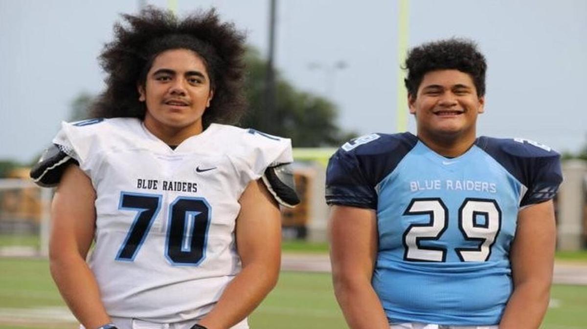 From left, Ryan and Tyler Lilomaiava.