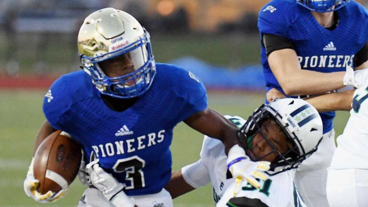 Boswell's Breshun Berry, left, had the game-winning touchdown against Denison.