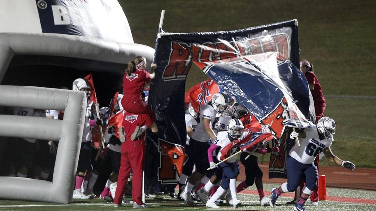 From Week 8 against Grapevine, Richland takes the field at Mustang-Panther Stadium - Oct. 20, 2017.